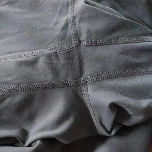 Sunzel Women's XS Grey Stretch Activewear Casual High Rise Pocket Leggings | 37" - Picture 9 of 10